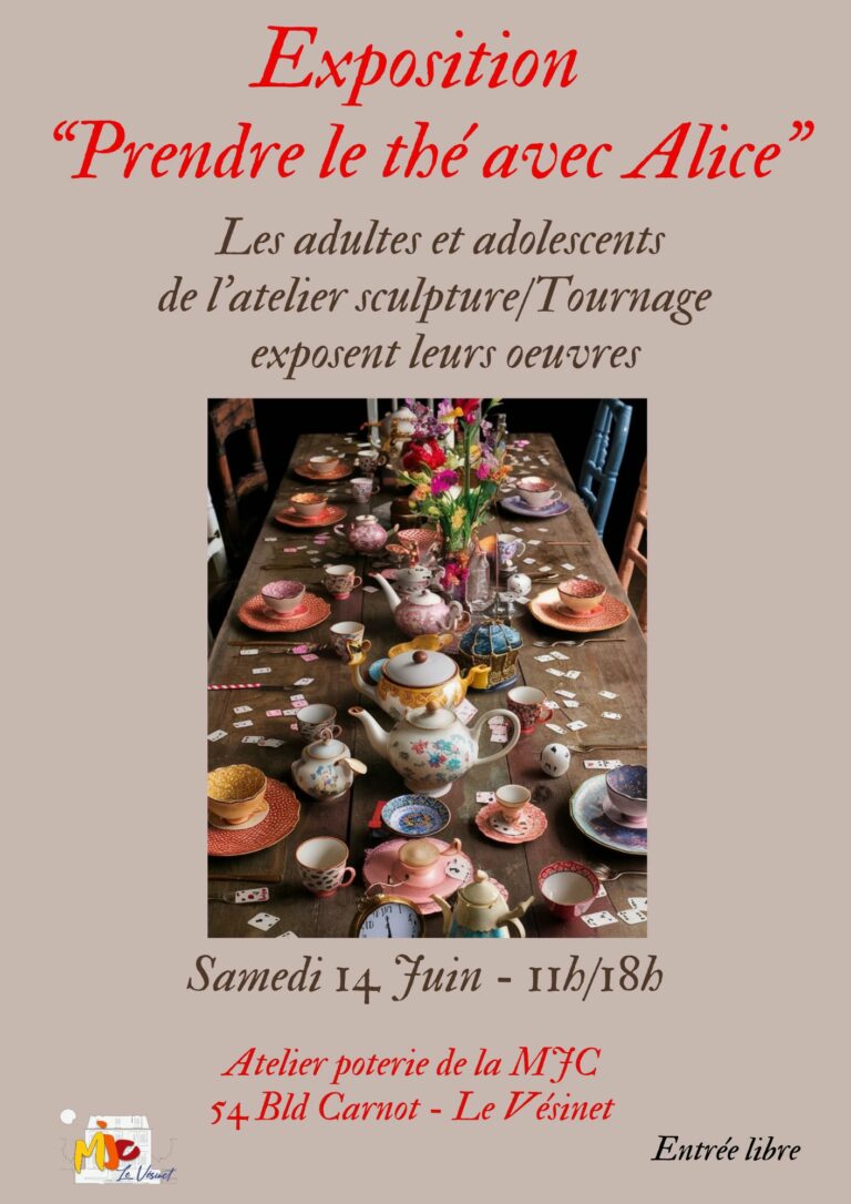 Exposition "Prendre le thé avec Alice"